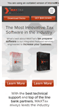 Mobile Screenshot of maxtaxsoftware.com